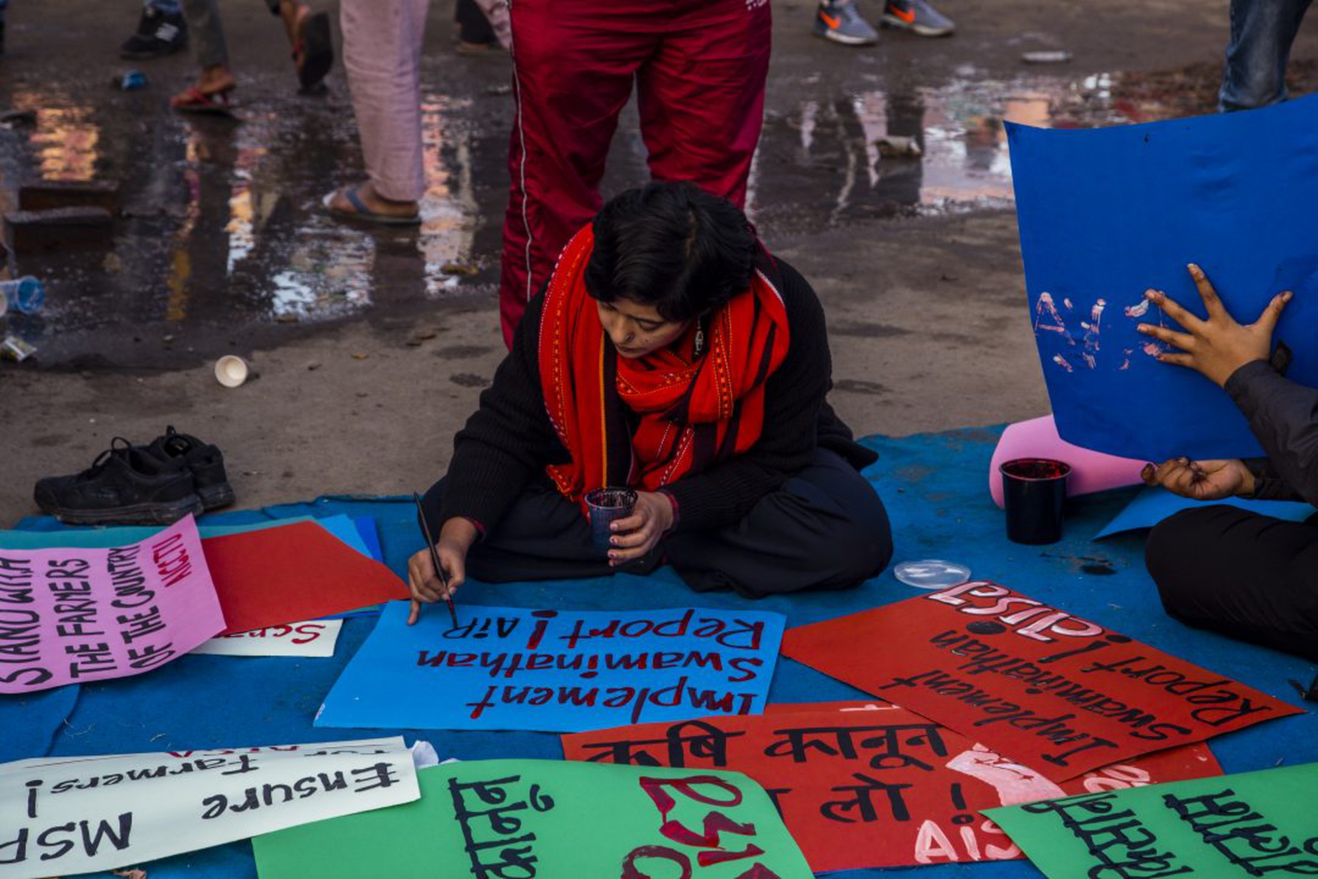 Farmers Protest Against Farming Bill By Blocking Delhi Border