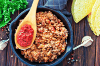 Cucina messicana, piatti tipici messicani con spezie e altro. Piccante con gusto.