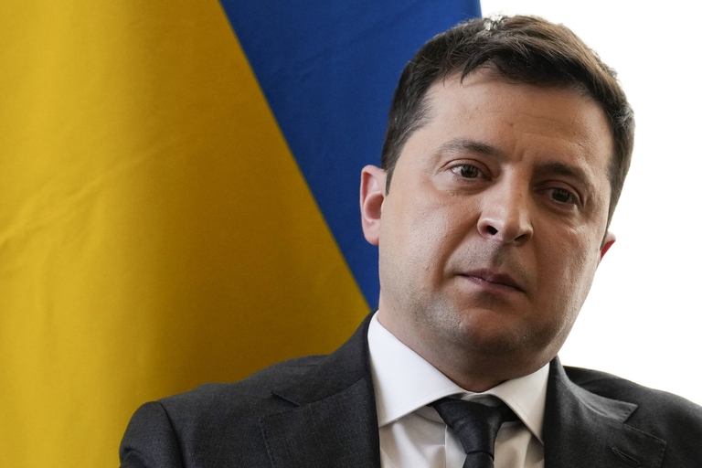 Il presidente dell'Ucraina Volodymyr Zelenskiy