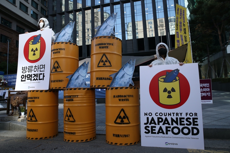 South Korea protests Fukushima water release