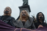 Poland, thousands of women are protesting against a proposed abortion ban
