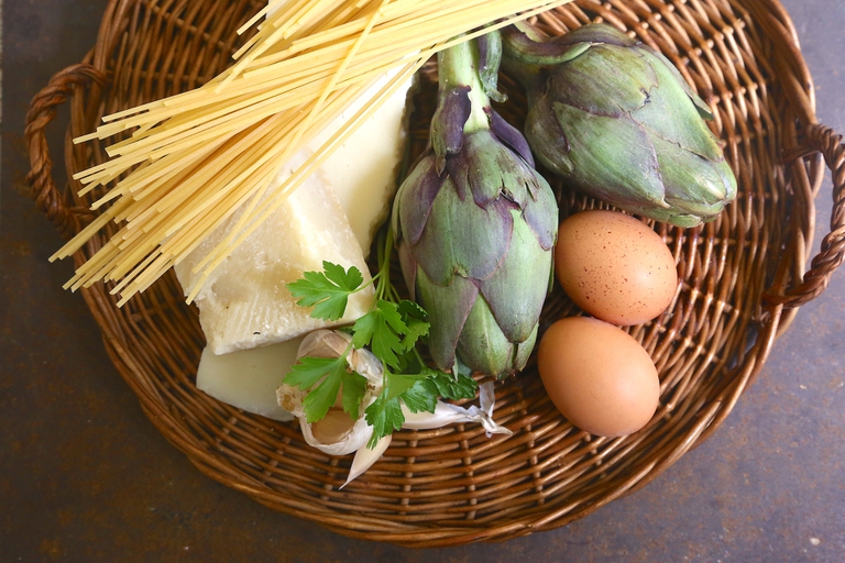 Carbonara di carciofi