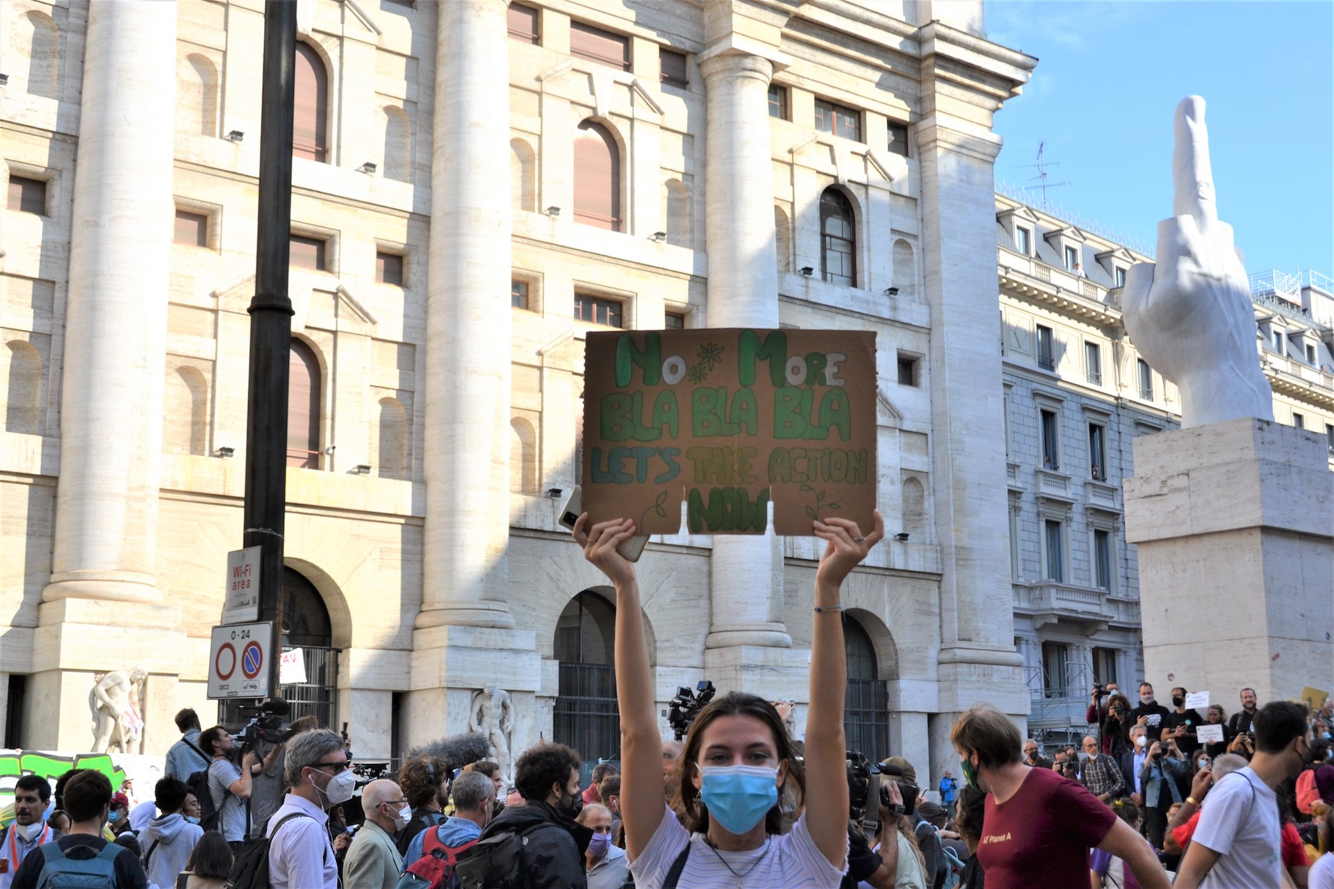Il corteo per il clima a Milano il 1 ottobre6