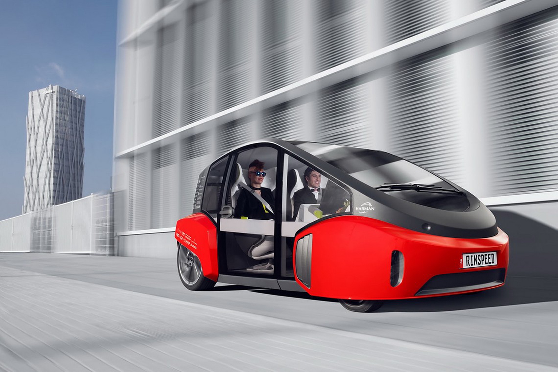Rinspeed Oasis, la prima auto elettrica, autonoma e con il giardino a bordo