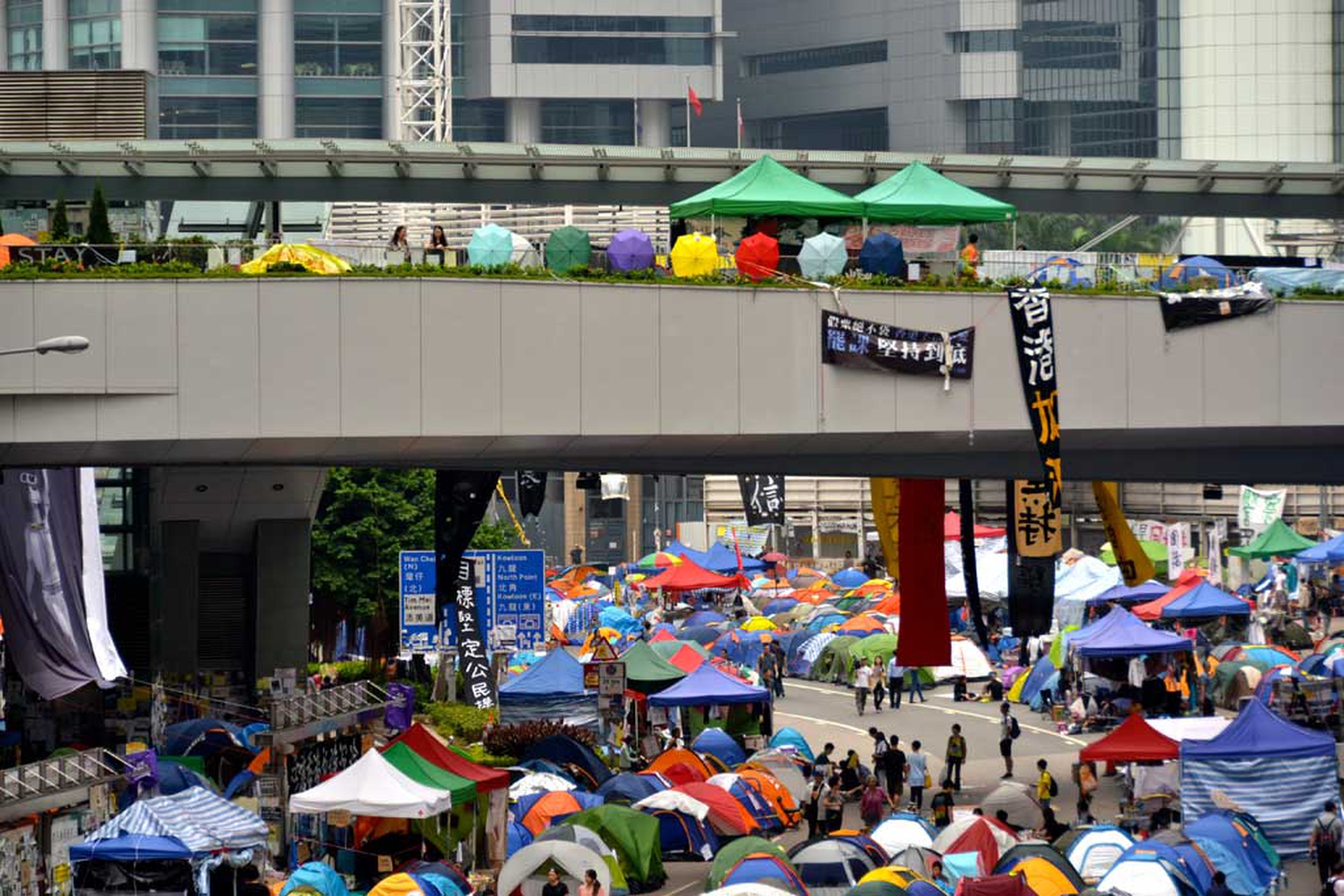 Umbrella revolution, le proteste di Hong Kong un mese dopo