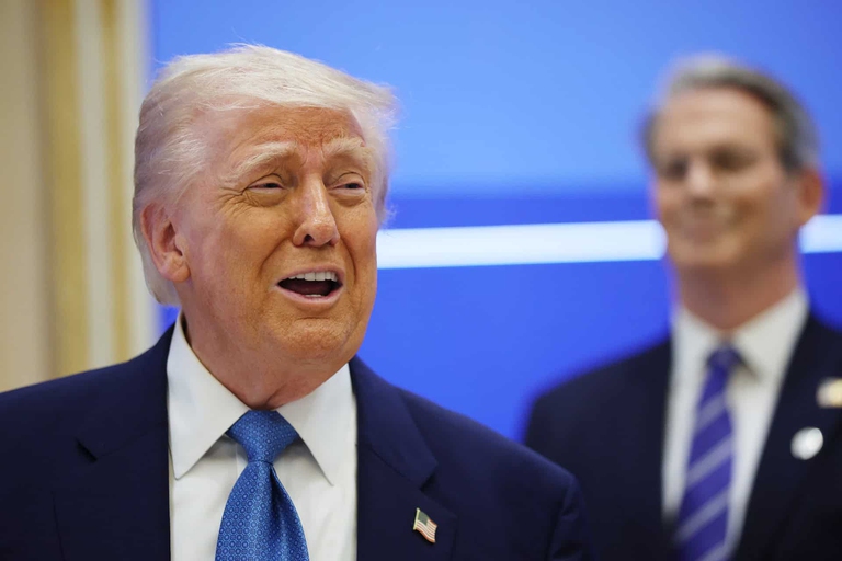 Il presidente degli Stati Uniti Donald Trump 