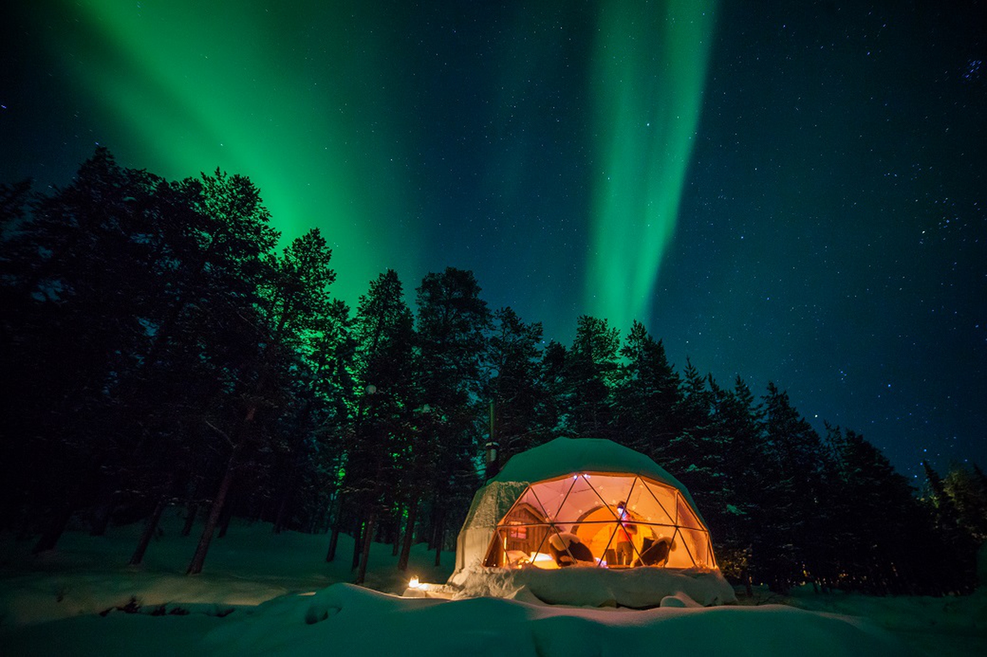 Come ammirare l'aurora boreale in Finlandia