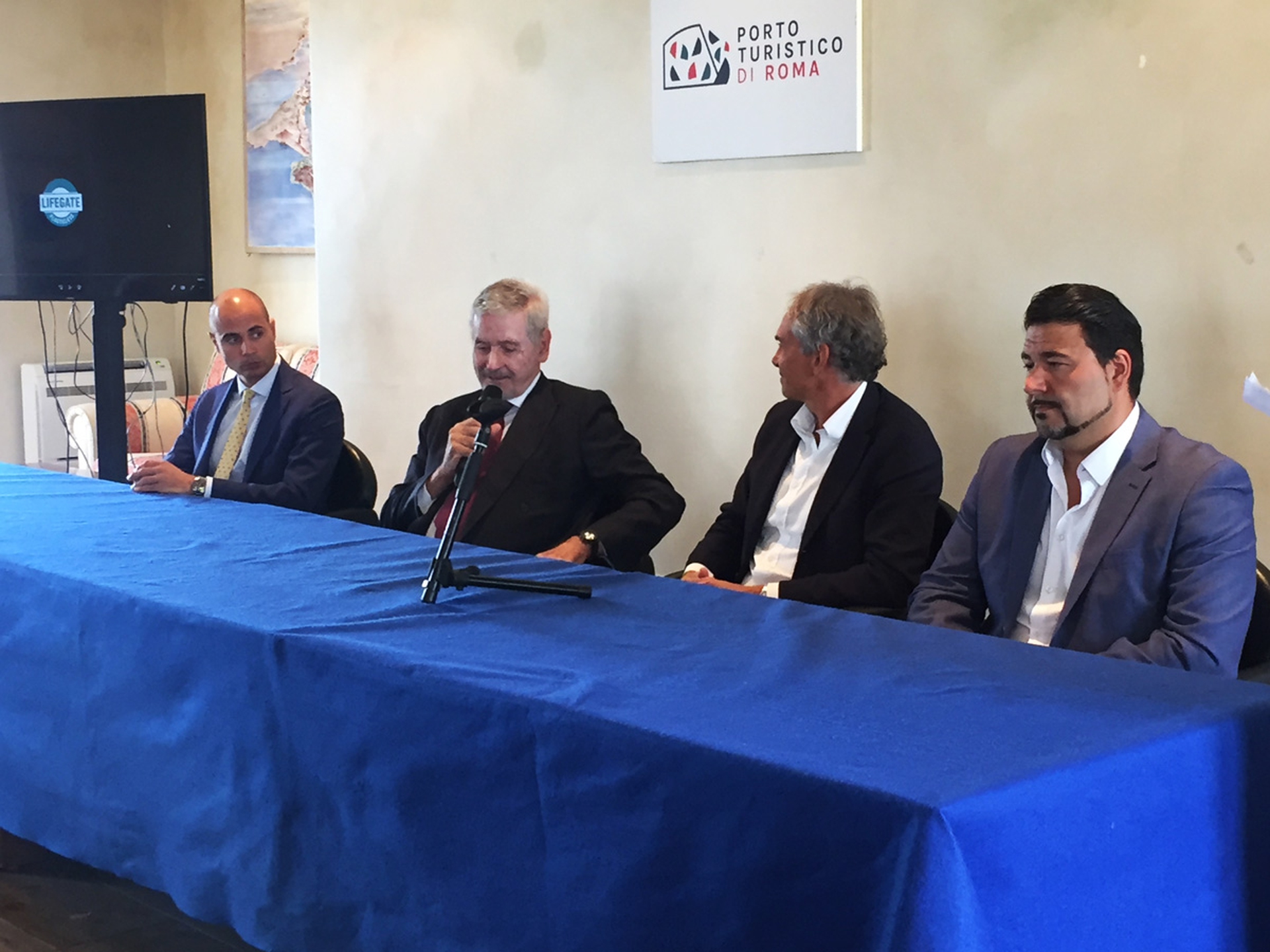 Inaugurazione del porto turistico di Roma