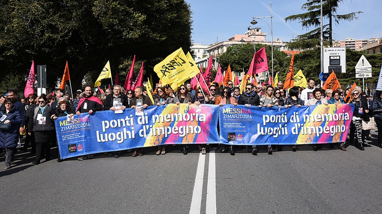 giornata della memoria e dell'impegno libera contro le mafie don Ciotti 