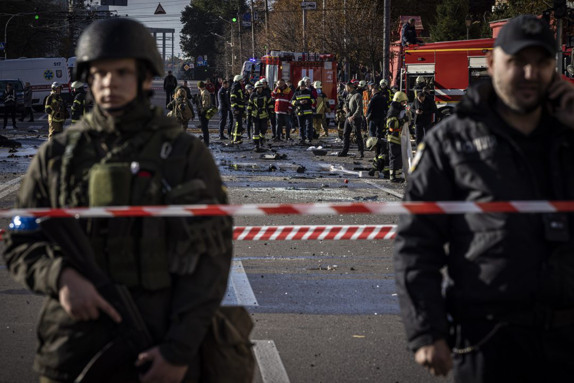 Multiple Explosions In Kyiv