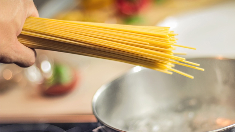 spaghetti limone bolliti