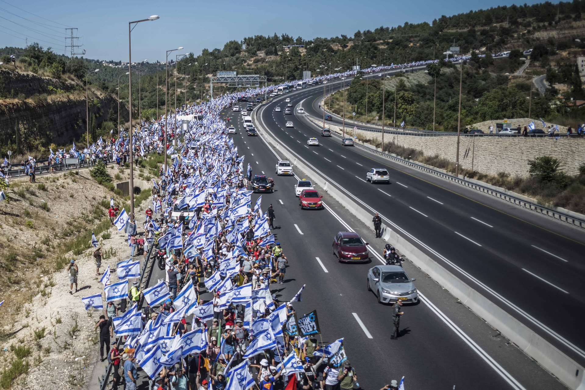 Anti-government protest in Israel