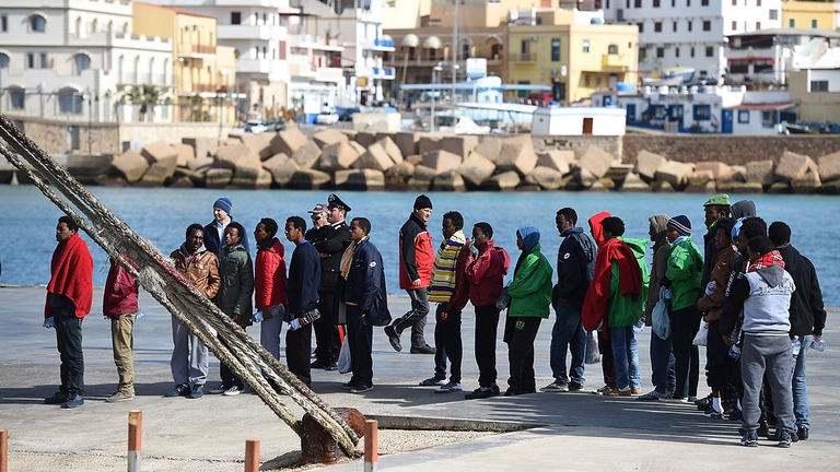 lampedusa, migranti