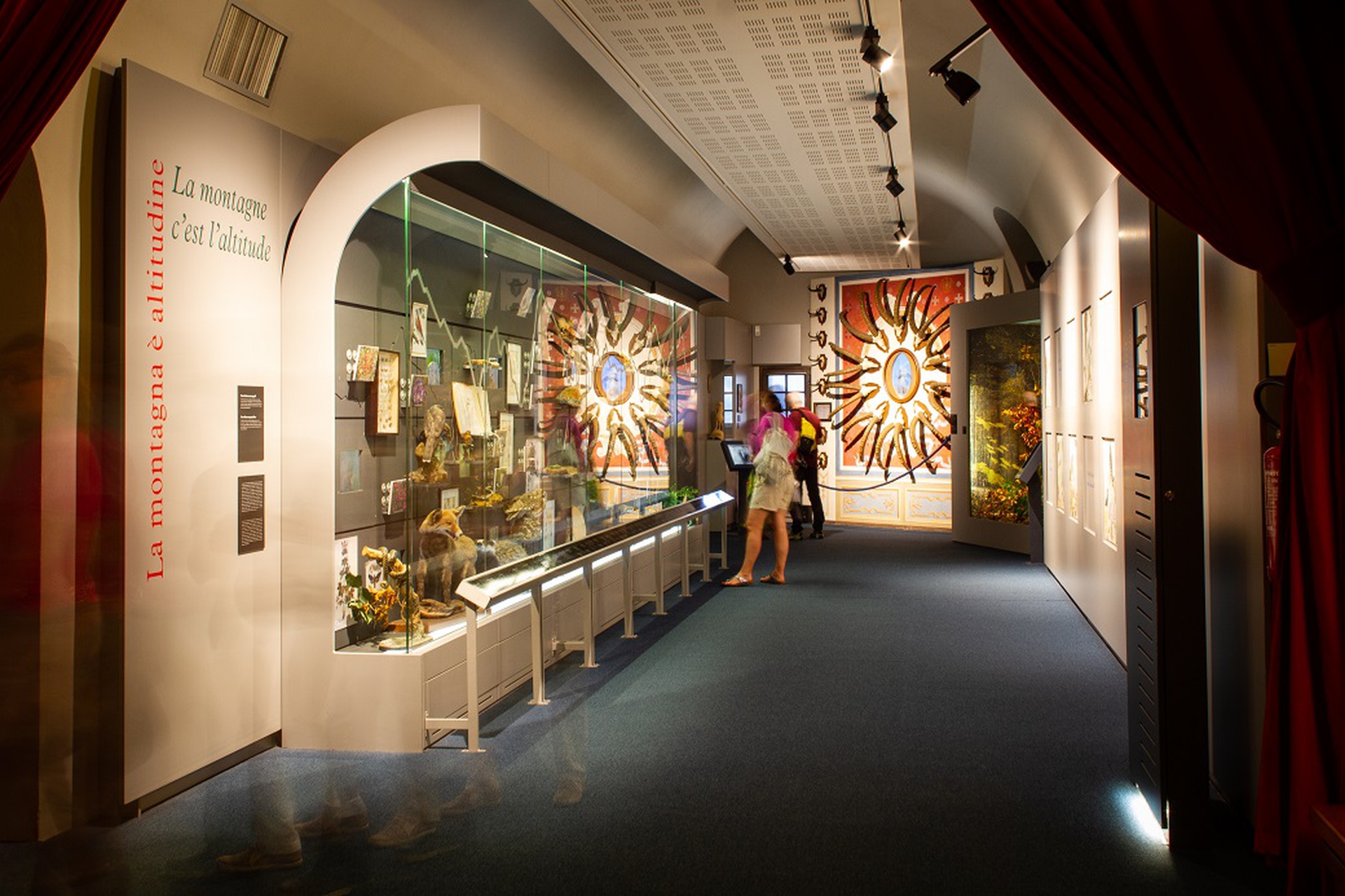 Il Museo delle Alpi è all'interno del Forte di Bard