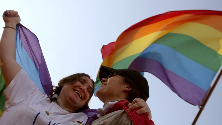 lgbt manifestazione diritti