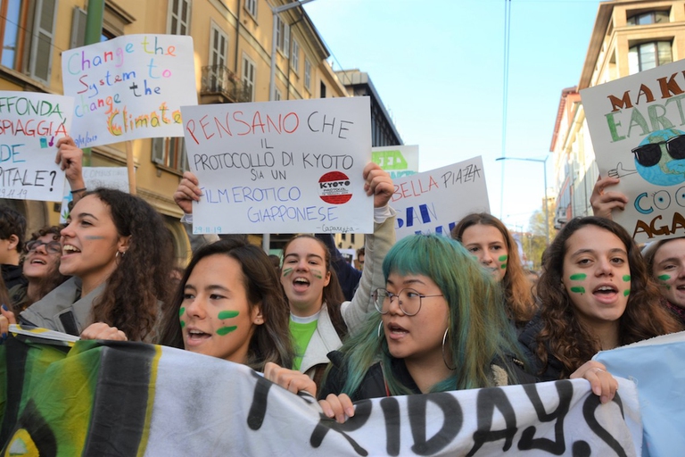 Lo sciopero per il clima del 29 novembre 2019 a Milano © Camilla Soldati/Lifegate