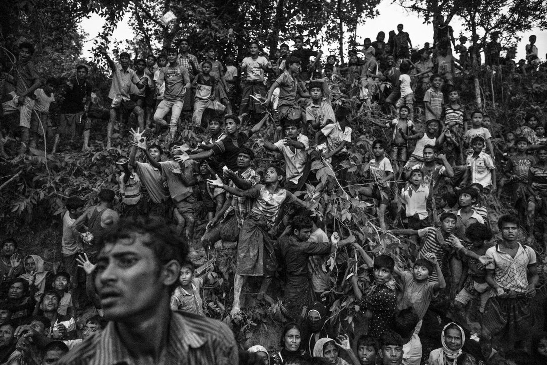 Rohingya Refugees Flee Into Bangladesh to Escape Ethnic Cleansing