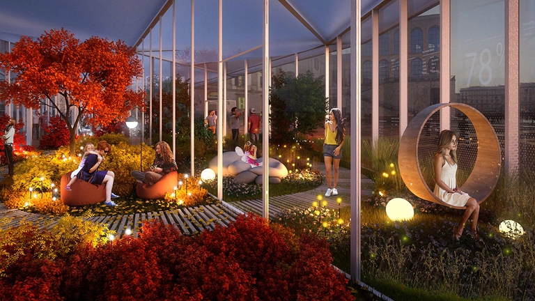 Il padiglione Living Nature di CRA a Milano