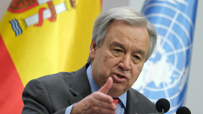 Il discorso di Antonio Guterres all'aertura della Cop 25 a Madrid