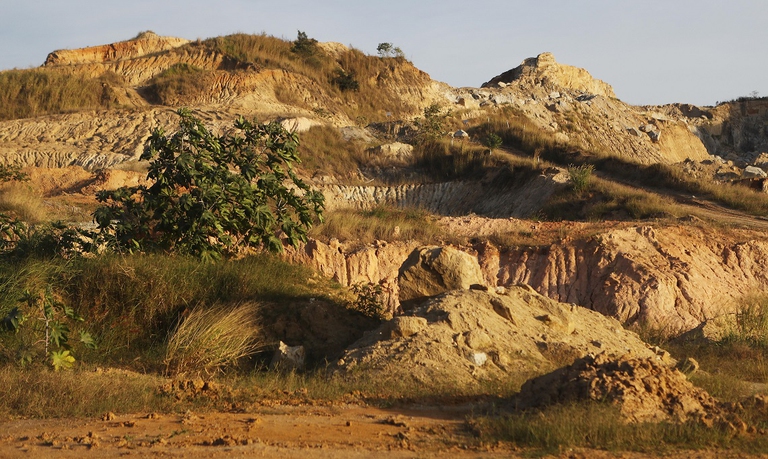 Area disboscata nei pressi di Rio de Janeiro