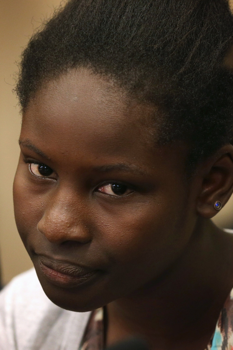 Una ragazza sopravvissuta al rapimento di Boko haram in Nigeria © Alex Wong/Getty Images