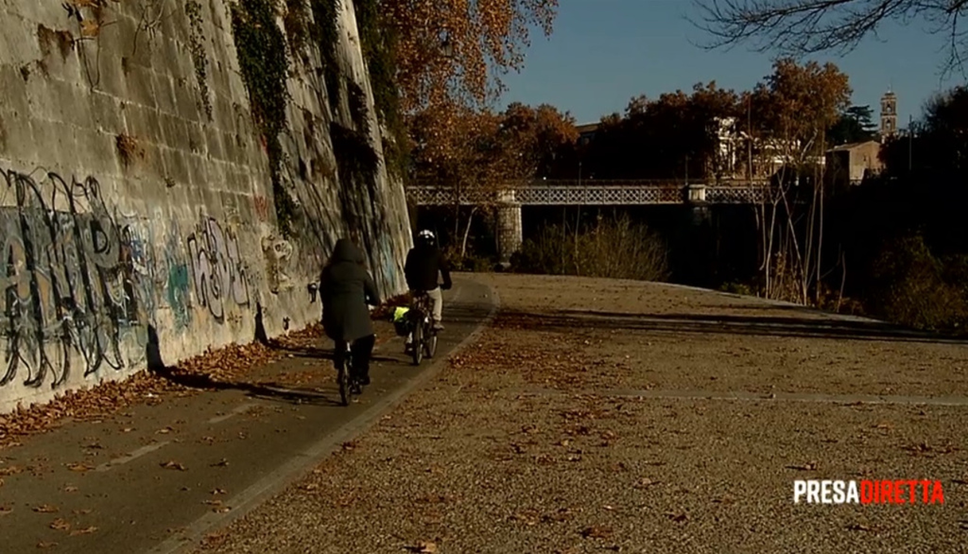 Roma, la ciclabile del Tevere