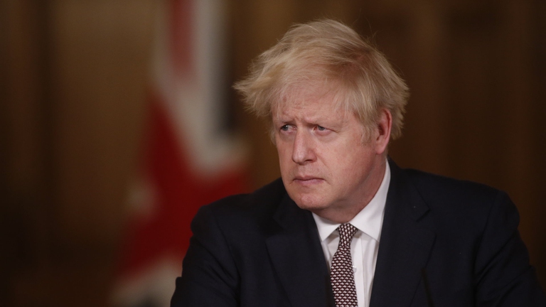 Il primo ministro inglese Boris Johnson