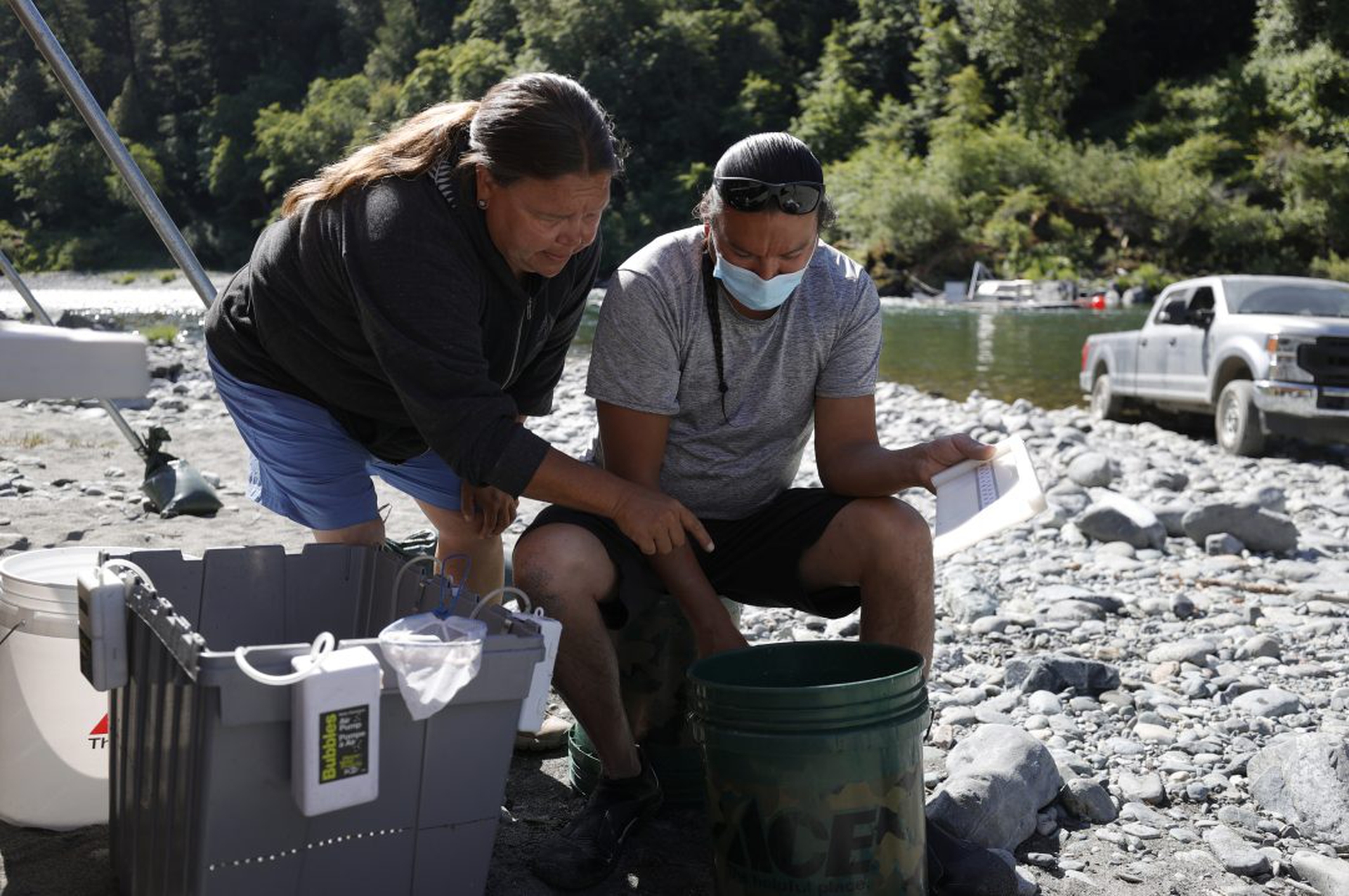 Yurok Tribe Members Monitor Ongoing Drought-Caused Fishkill In The Klamath River