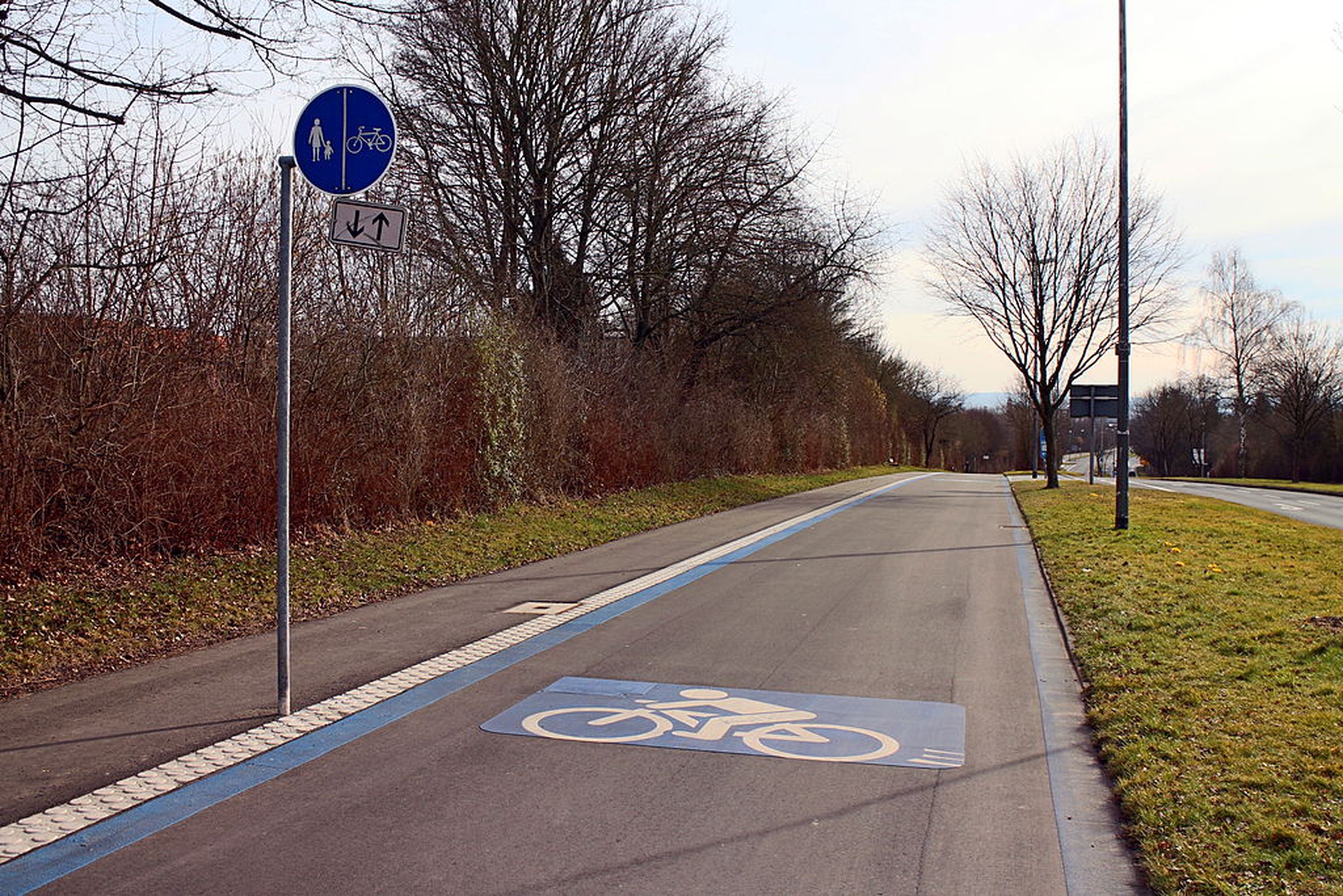 Highway for bicycles, Göttingen (Germany)