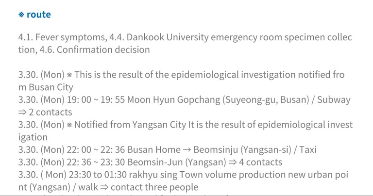south korea, coronavirus, screenshot tracking website