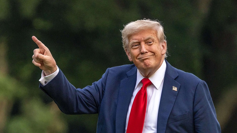 Il presidente degli Stati Uniti Donald Trump