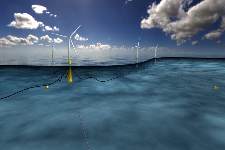 Statoil eolico HiWind rendering