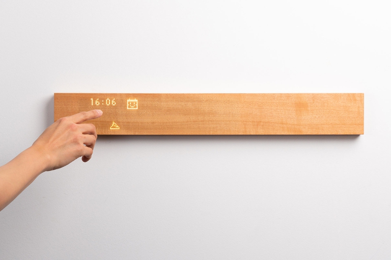 pannello di controllo intelligente in legno 