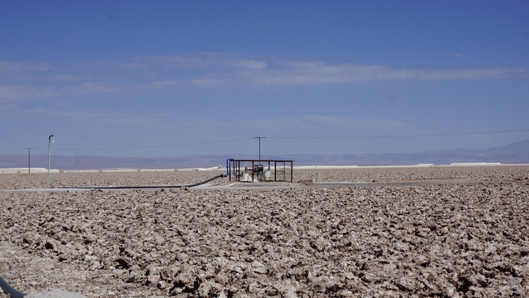 Estrazione litio nel deserto di Atacama, Cile