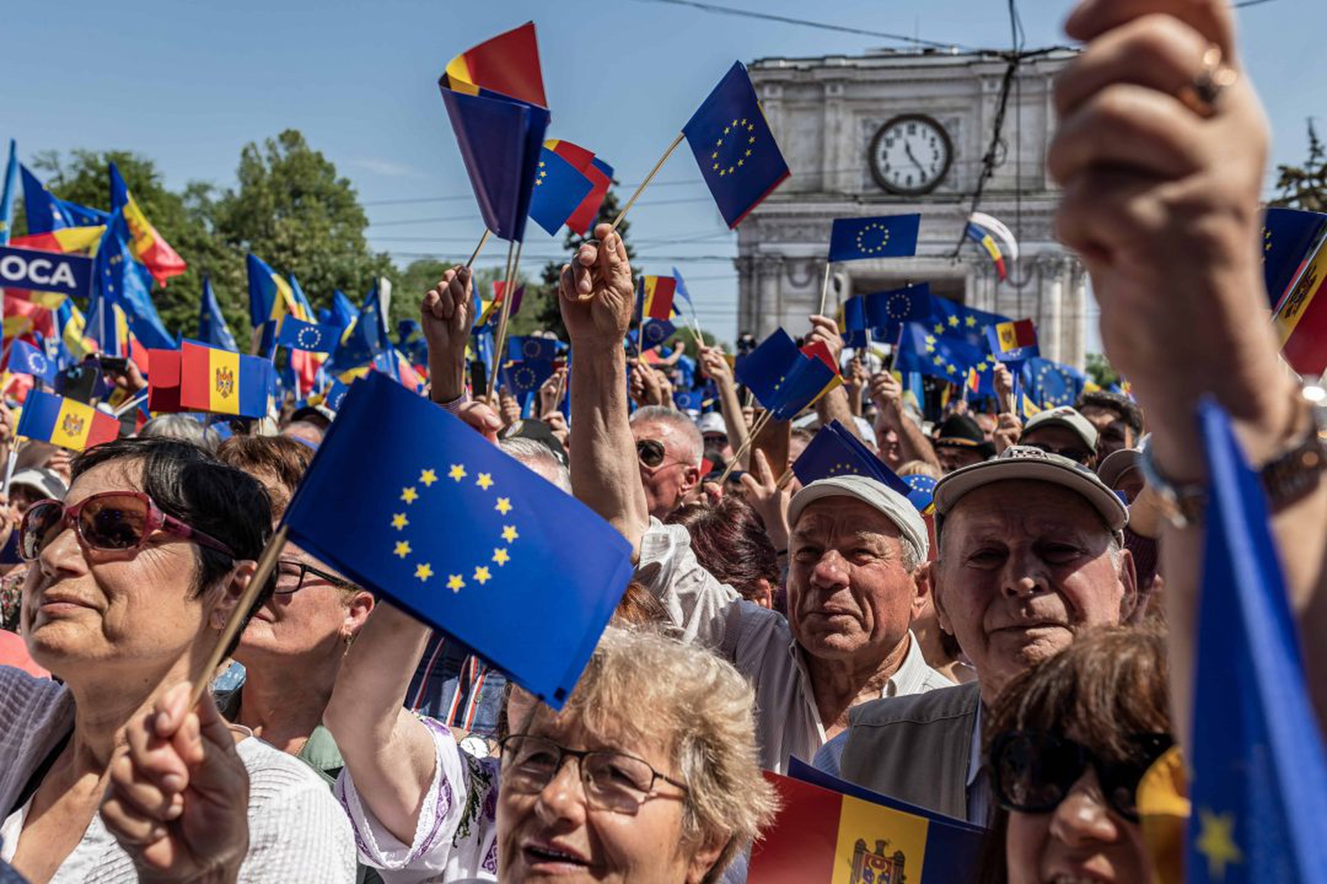 Pro-EU rally in Chisinau
