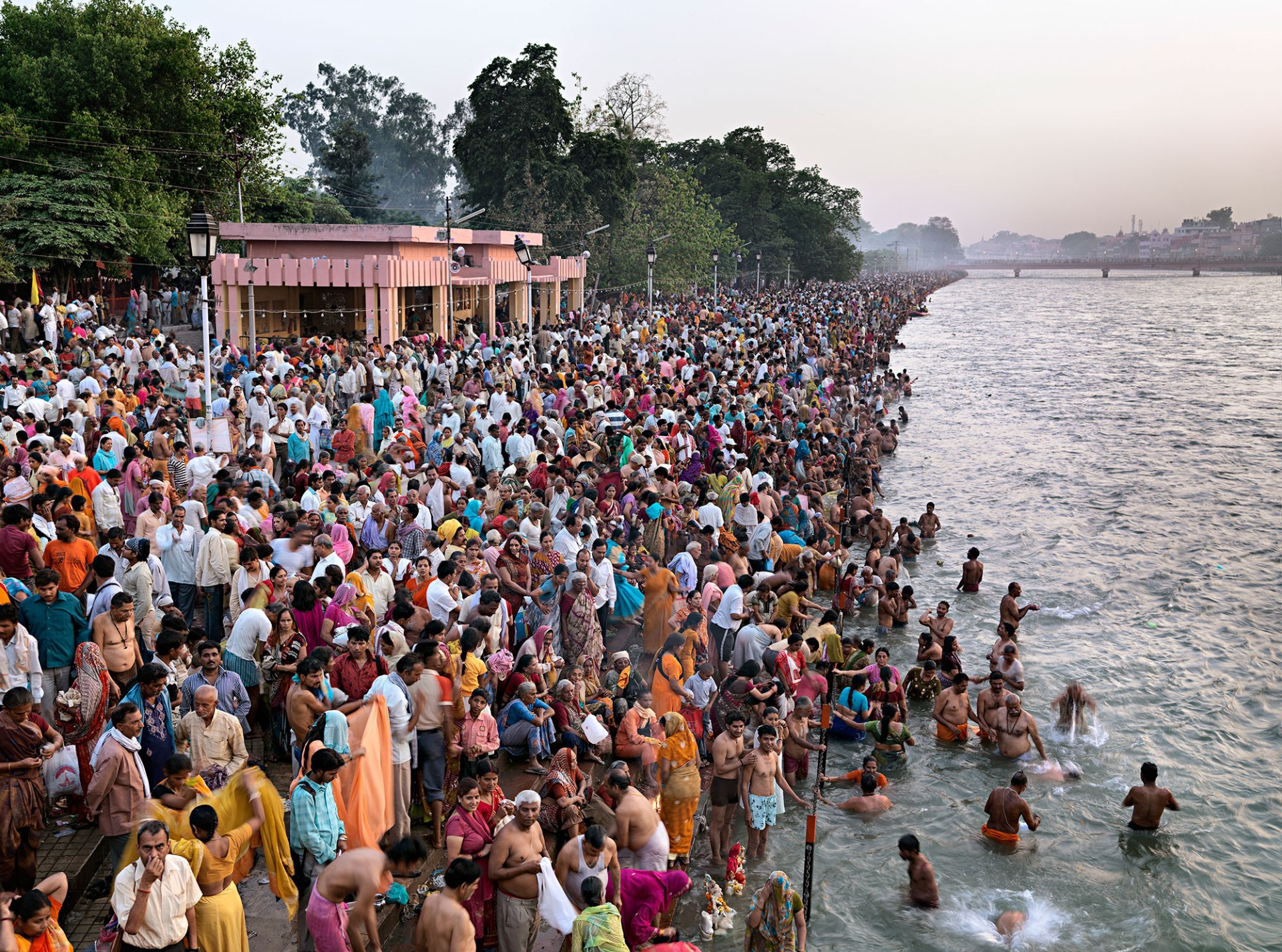 Il pellegrinaggio indiano Kumbh Mela, Haridwar India