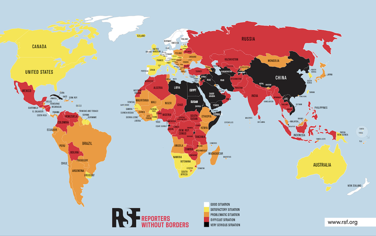 libertà di stampa indice