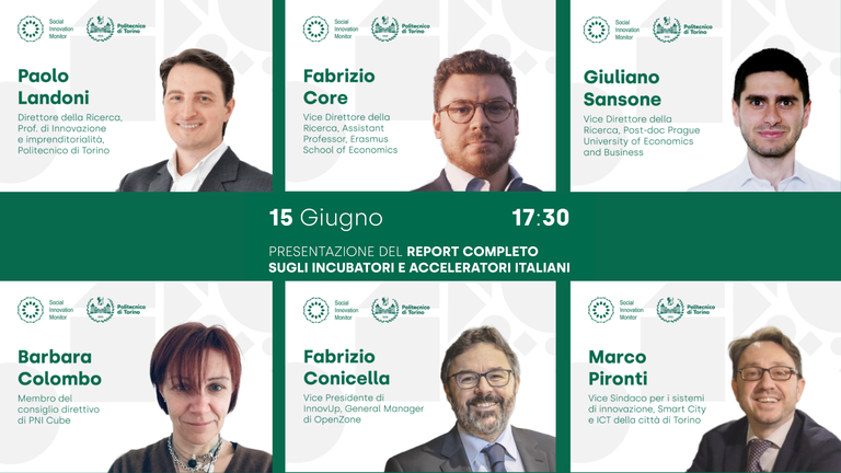 Report incubatori italiani relatori.