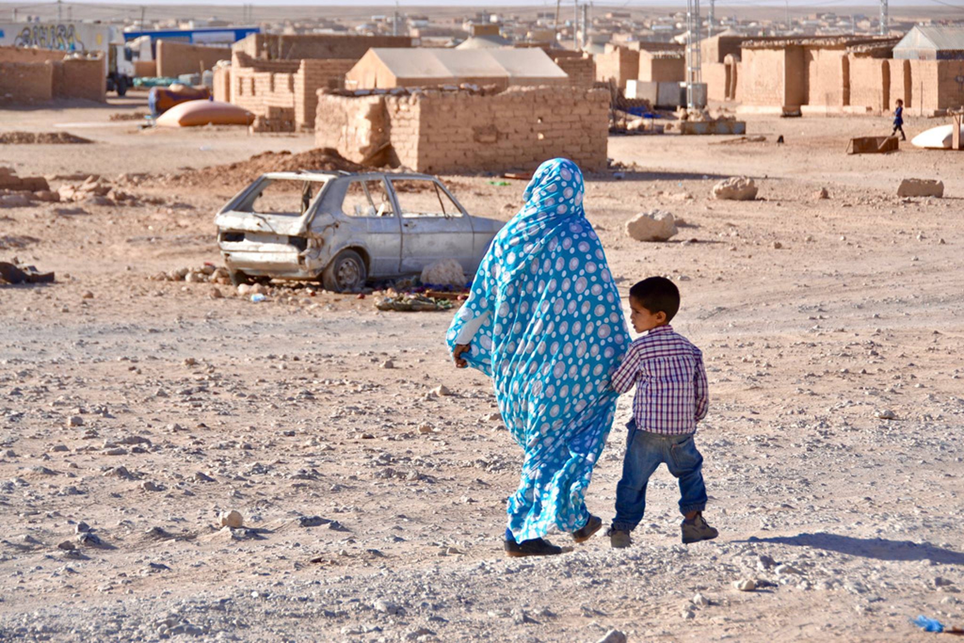 paesaggio campo profughi