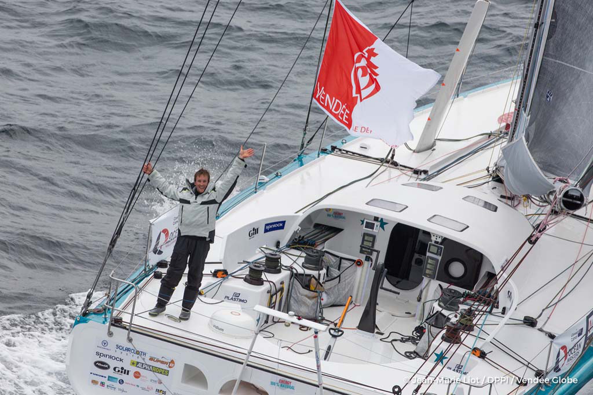 Conran Colman onboard Foresight Natural Energy © Jean-Marie Liot:DPPI:Vendée Globe