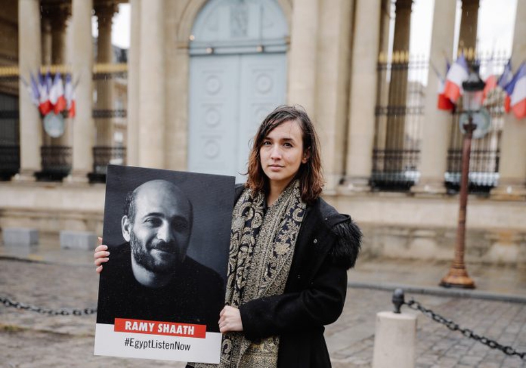 Celine Lebrun, moglie francese di Ramy Shaath