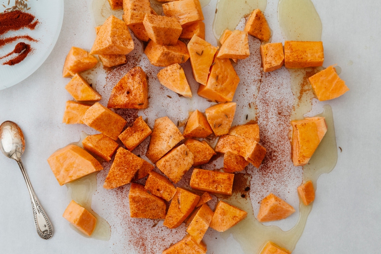 paprika e patate dolci