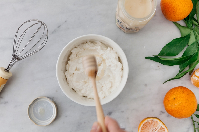 Mousse di ricotta con miele