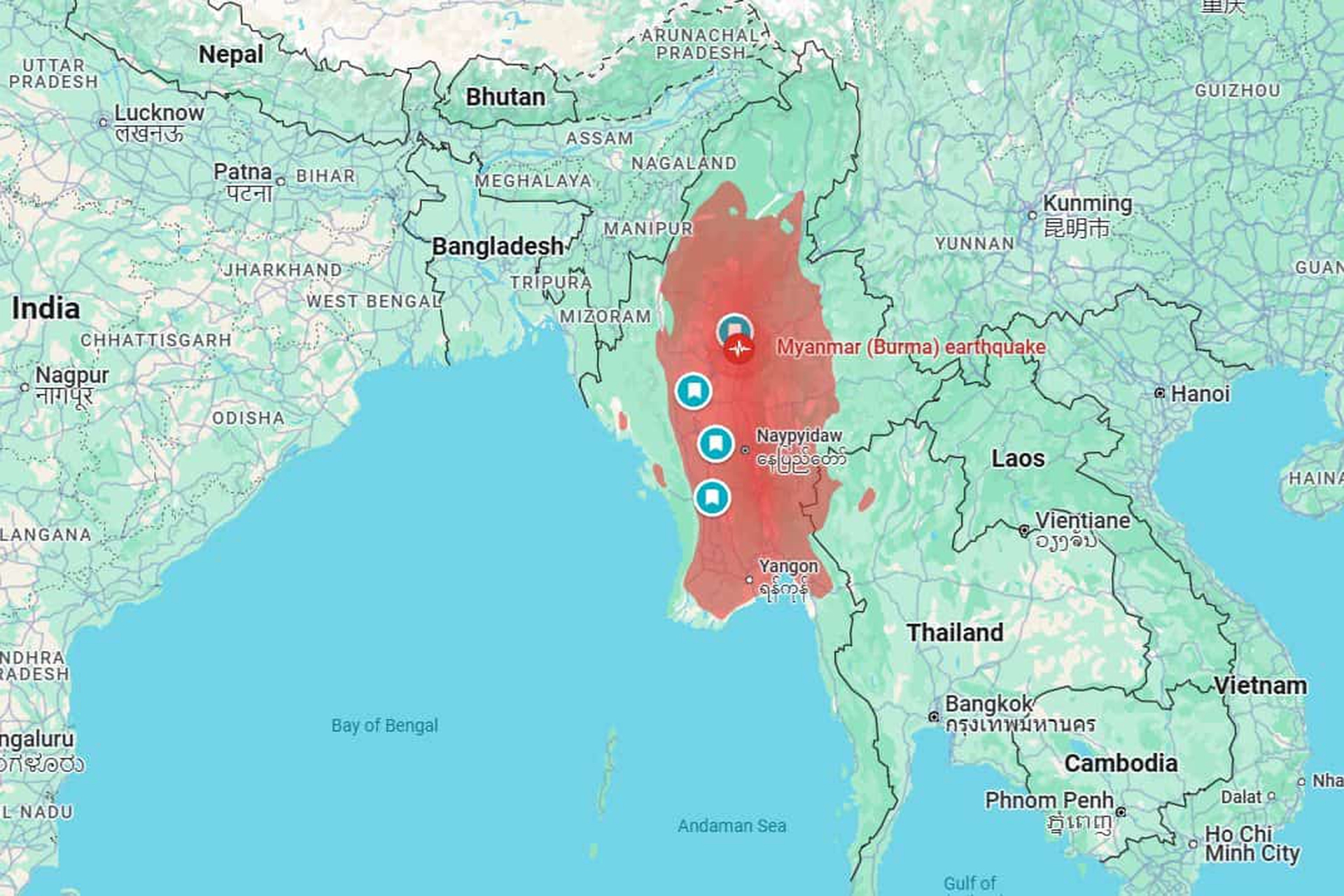 Mappa google con siti unesco ok