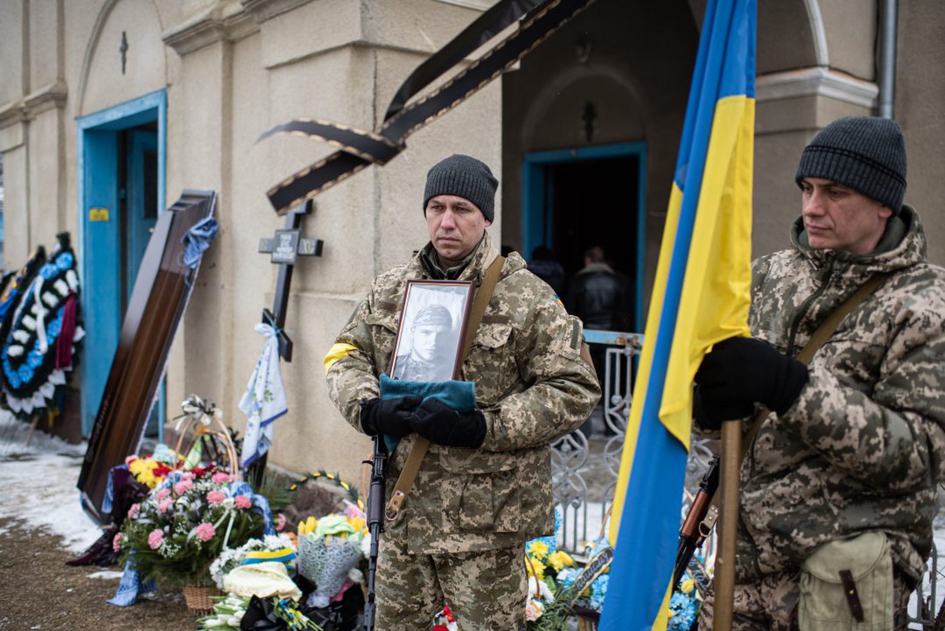 Ukrainian Soldier, Killed In Donetsk Region, Buried At Home In Western Ukraine