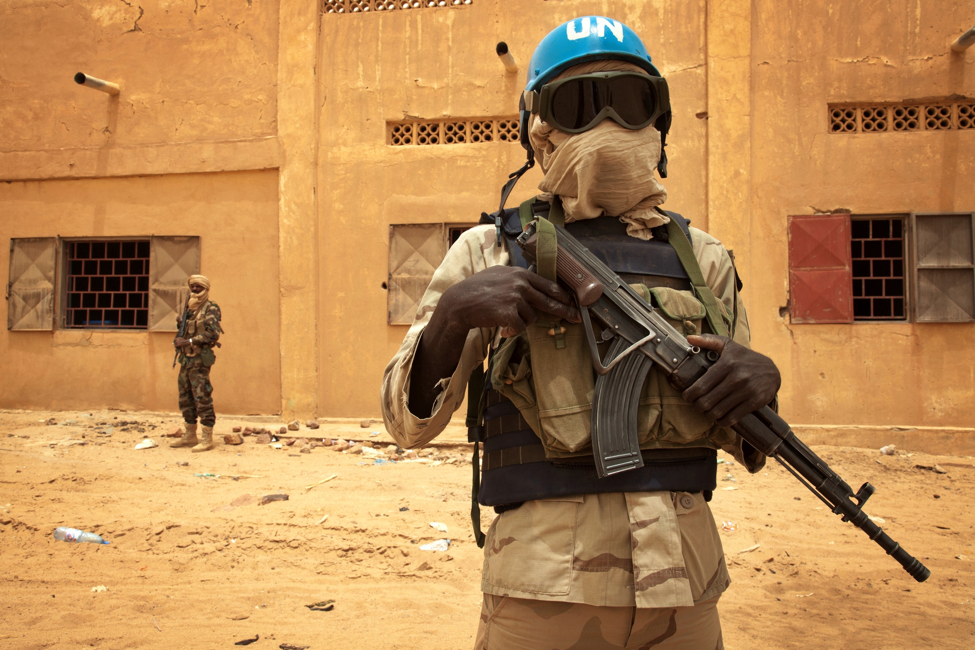 Un peacekeeper della missione in Mali