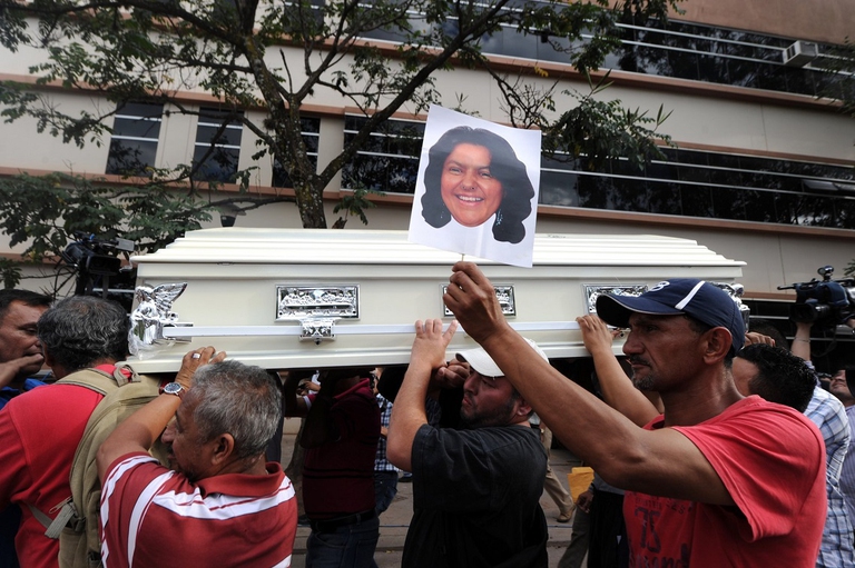 Funerale di Berta Cacéres