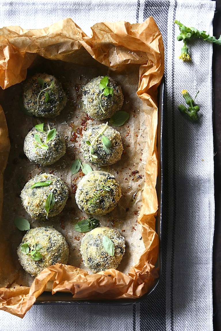 Polpette di erbe spontanee
