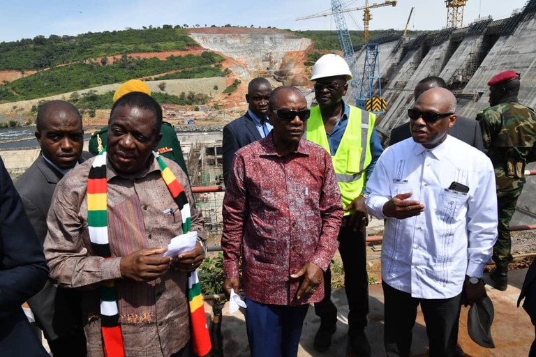 Souapiti dam, President Emmerson Dambudzo Mnangagwa of Zimbabwe, Guinean President Alpha Conde