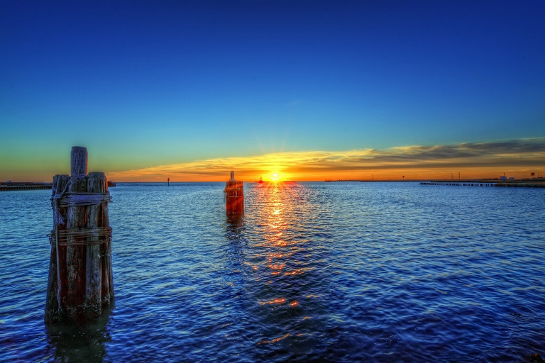 Lavaca bay, sulla costa del texas